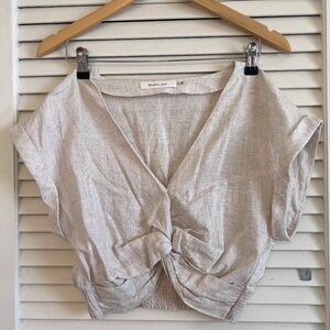 Twist Front Crop Top